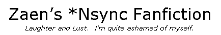 Zaens Nsync Fanfiction 