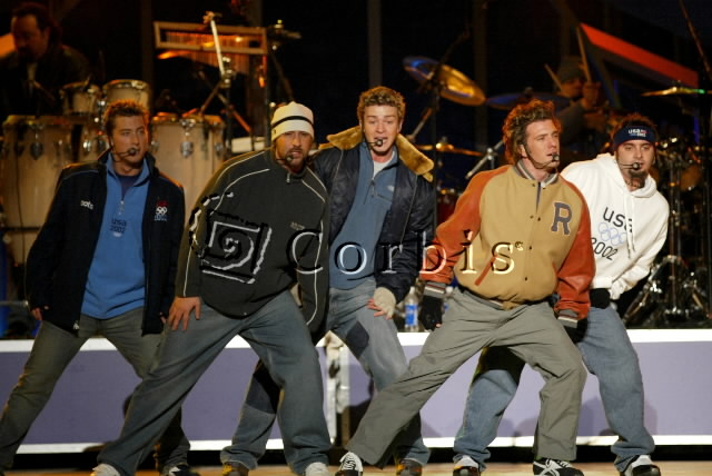 Nsync at the closing ceremony (Olympics 2002)